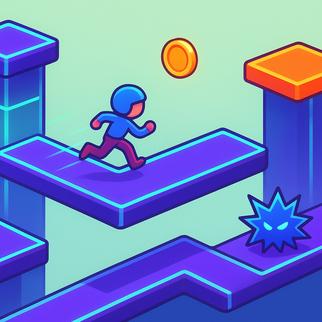 Gallery thumbnail: neon level preview